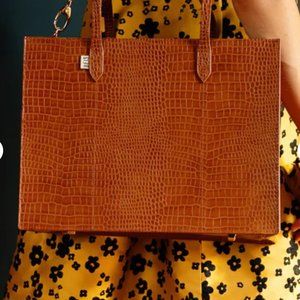 BEIS | The Work Tote | Cognac Croc | BRAND NEW! | Never Used